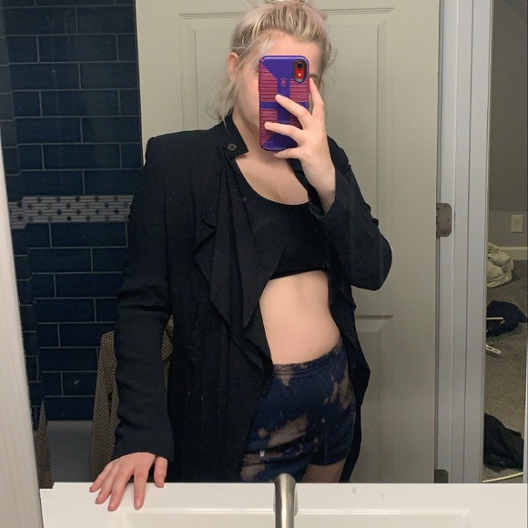 Vintage luxury brand sheer ruffle cardigan - Picture 1 of 5